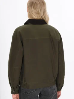 Dreimaster Damen Jacke in oliv