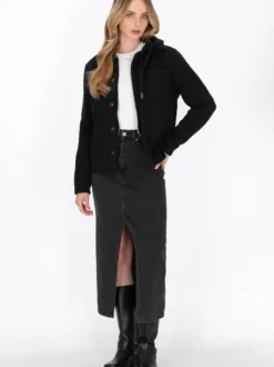 Dreimaster Damen Jacke in schwarz