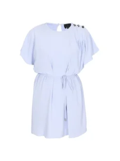 Dreimaster Damen Kleid in hellblau - Länge: mittel