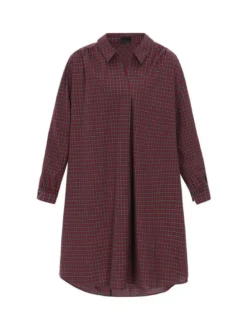 Dreimaster Damen Kleid in rot - Länge: mittel