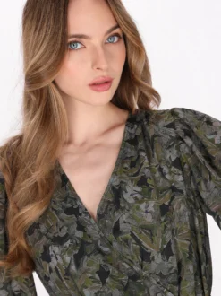 Dreimaster Damen Kleid in schwarz - Länge: mittel
