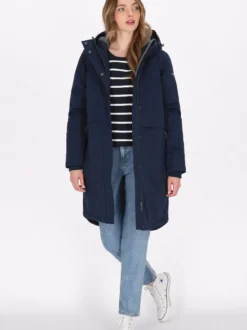 Dreimaster Damen Parka in marine
