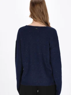 Dreimaster Damen Pullover in marine
