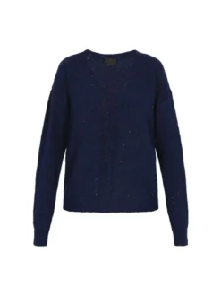 Dreimaster Damen Pullover in marine