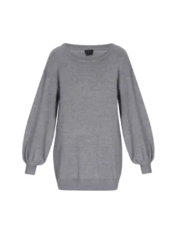 Dreimaster Damen Pullover in grau