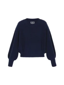 Dreimaster Damen Pullover in marine