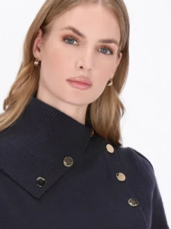 Dreimaster Damen Pullover in marine