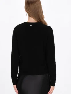 Dreimaster Damen Pullover in schwarz