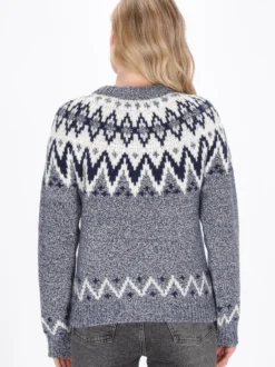 Dreimaster Damen Pullover in marine