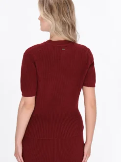 Dreimaster Damen Pullover in bordeaux