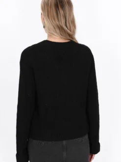 Dreimaster Damen Pullover in schwarz