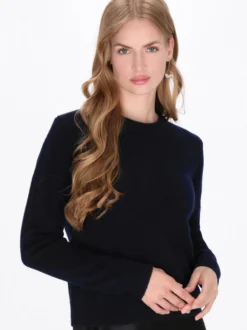 Dreimaster Damen Pullover in marine
