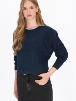 Dreimaster Damen Pullover in marine