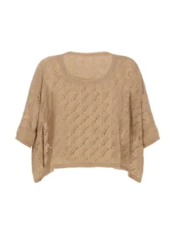 Dreimaster Damen Pullover in ecru