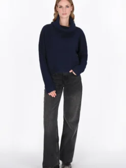 Dreimaster Damen Pullover in marine