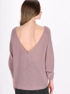 Dreimaster Damen Pullover in altrosa