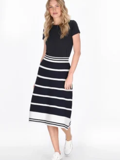 Dreimaster Damen Rock in marine