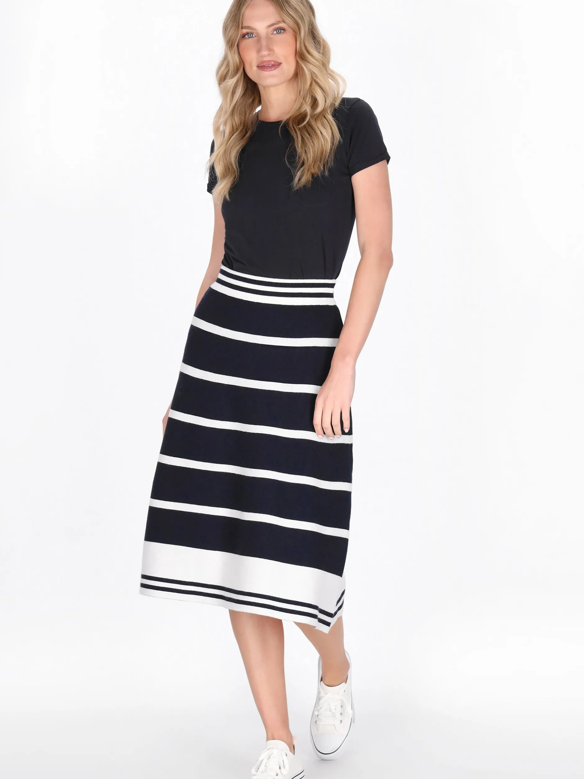 Dreimaster Damen Rock in marine