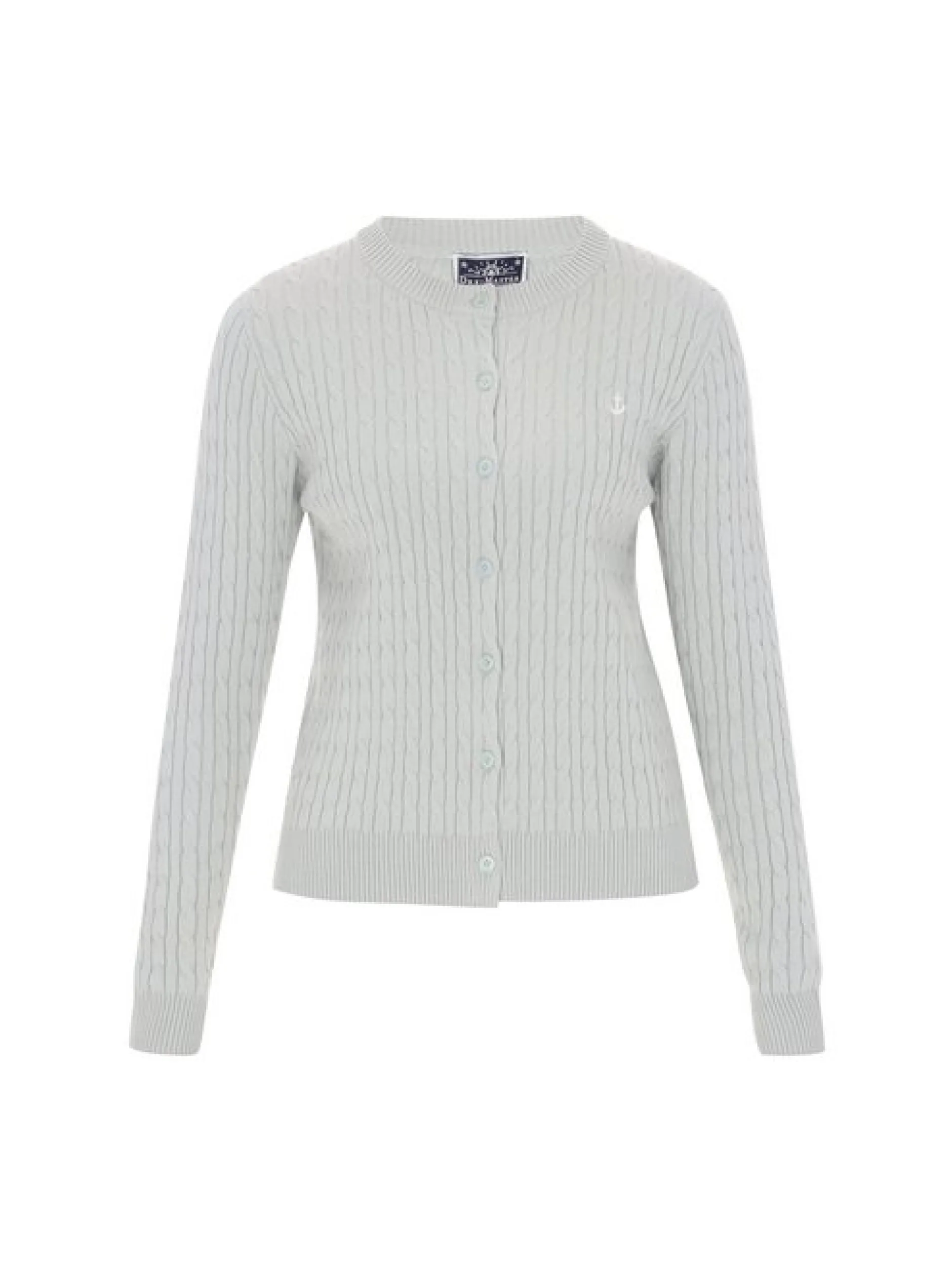 Dreimaster Damen Strickjacke in grün