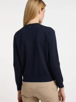 Dreimaster Damen Strickjacke in marine