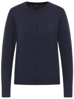 Dreimaster Damen Strickjacke in marine
