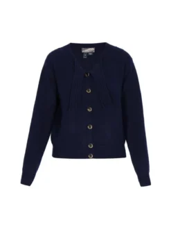 Dreimaster Damen Strickjacke in marine
