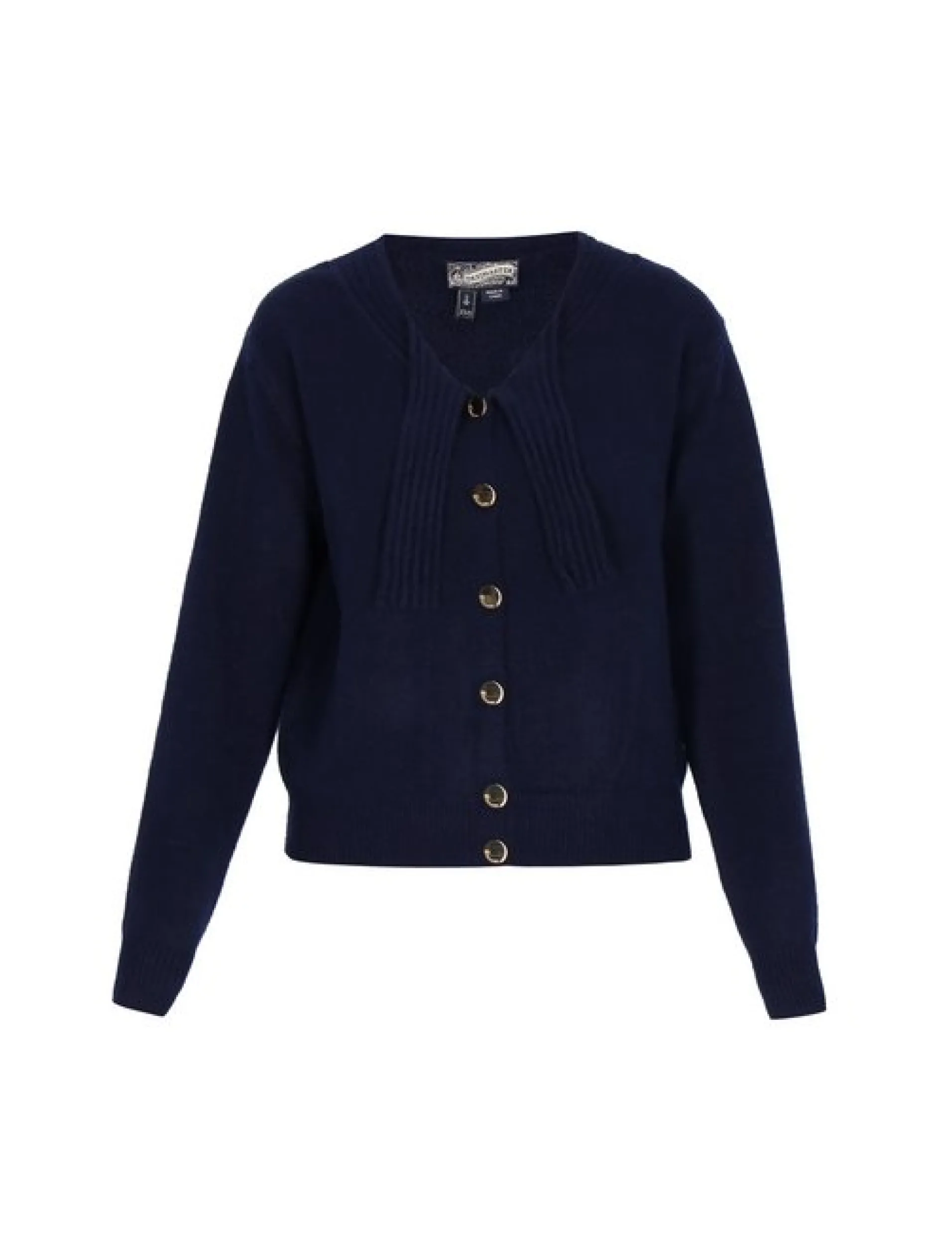 Dreimaster Damen Strickjacke in marine