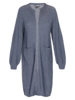 Dreimaster Damen Strickjacke in blau