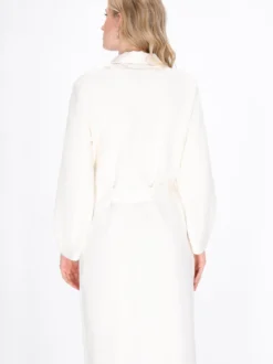 Dreimaster Damen Strickjacke in weiß