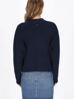 Dreimaster Damen Strickjacke in marine