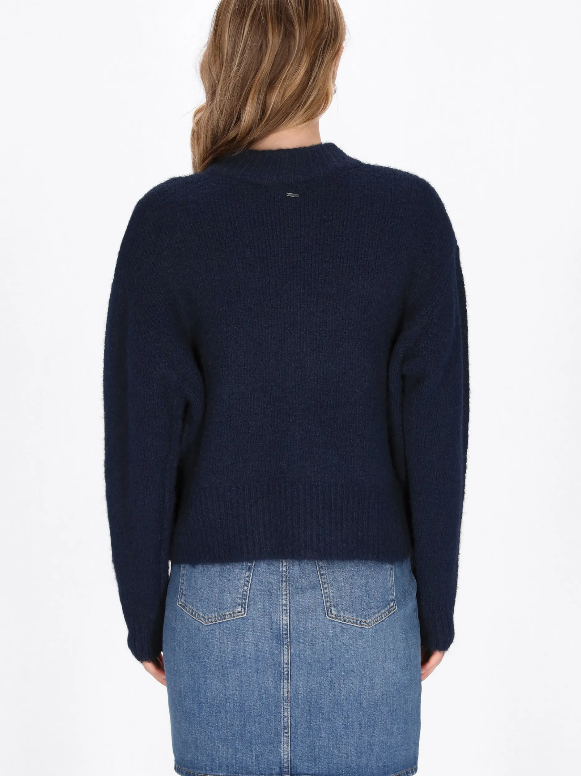 Dreimaster Damen Strickjacke in marine