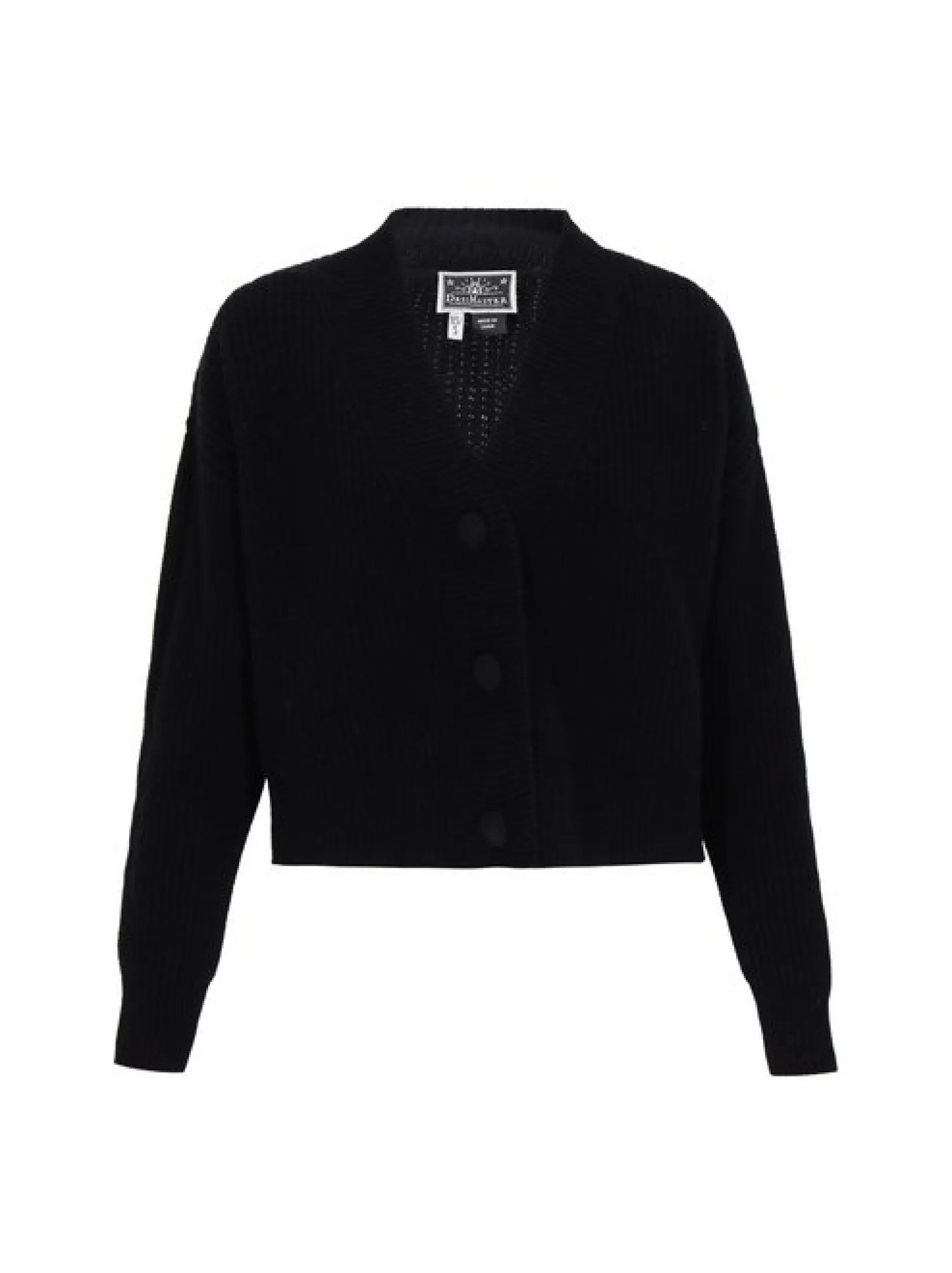 Dreimaster Damen Strickjacke in schwarz