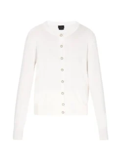 Dreimaster Damen Strickjacke in weiß