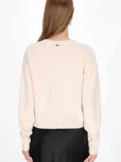Dreimaster Damen Strickjacke in beige