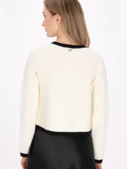 Dreimaster Damen Strickjacke in beige
