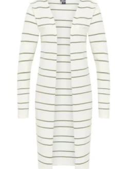 Dreimaster Damen Strickjacke in oliv