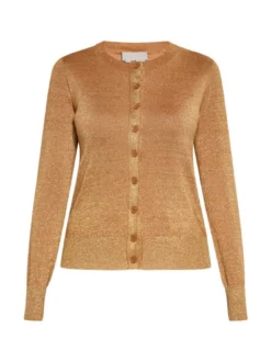 Dreimaster Damen Strickjacke in camel