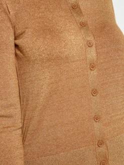 Dreimaster Damen Strickjacke in camel