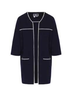 Dreimaster Damen Strickjacke in marine
