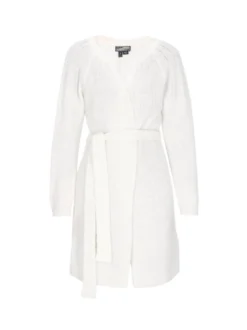 Dreimaster Damen Strickjacke in weiß
