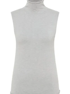 Dreimaster Damen Strickoberteil in grau