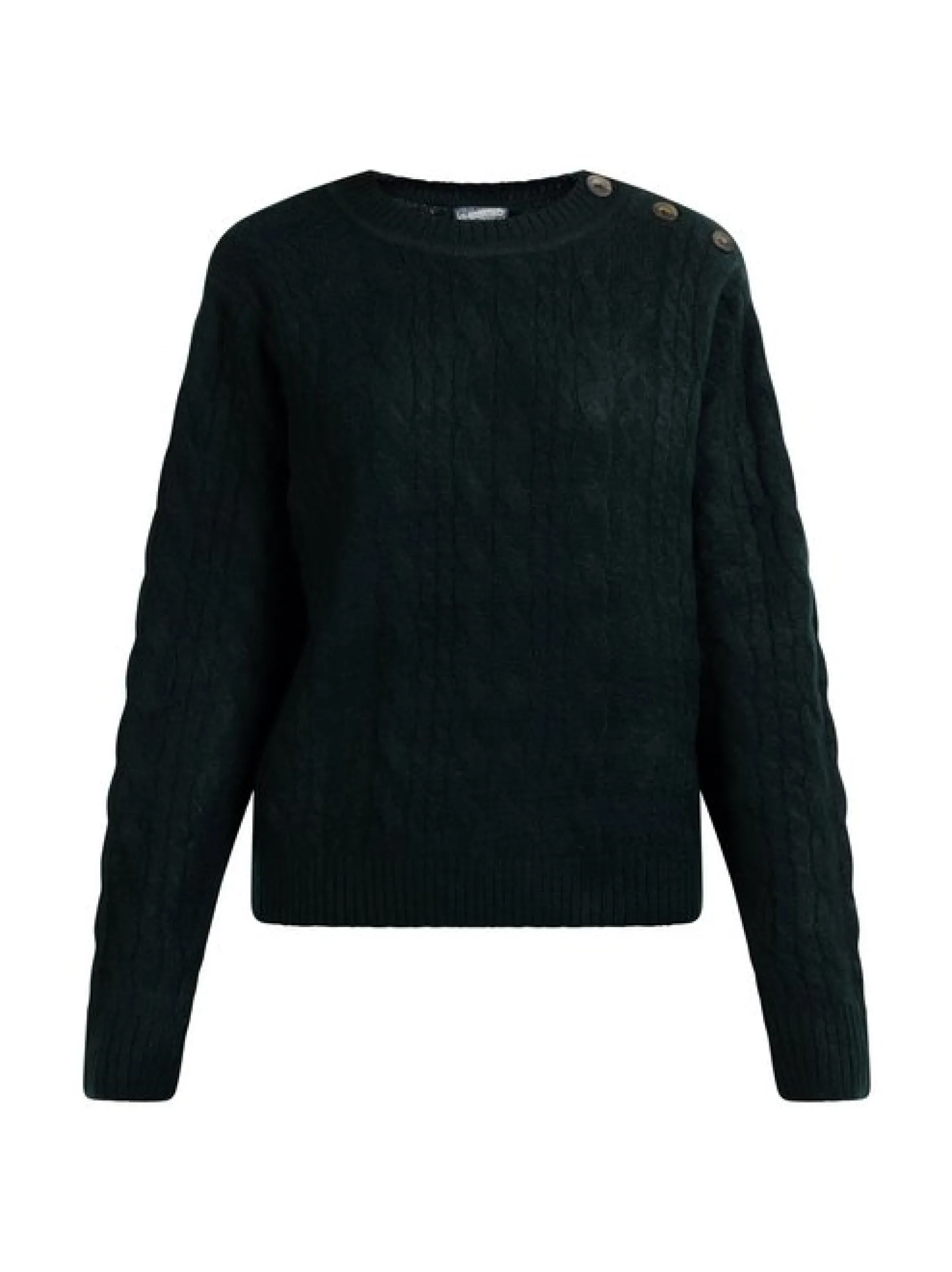 Dreimaster Damen Strickpullover in grün