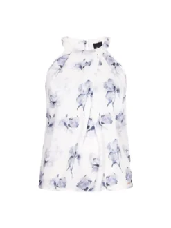 Dreimaster Damen Top in weiß blau