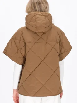 Dreimaster Damen Weste in camel