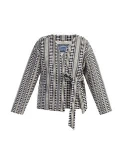 Dreimaster Damen Wickeljacke in marine