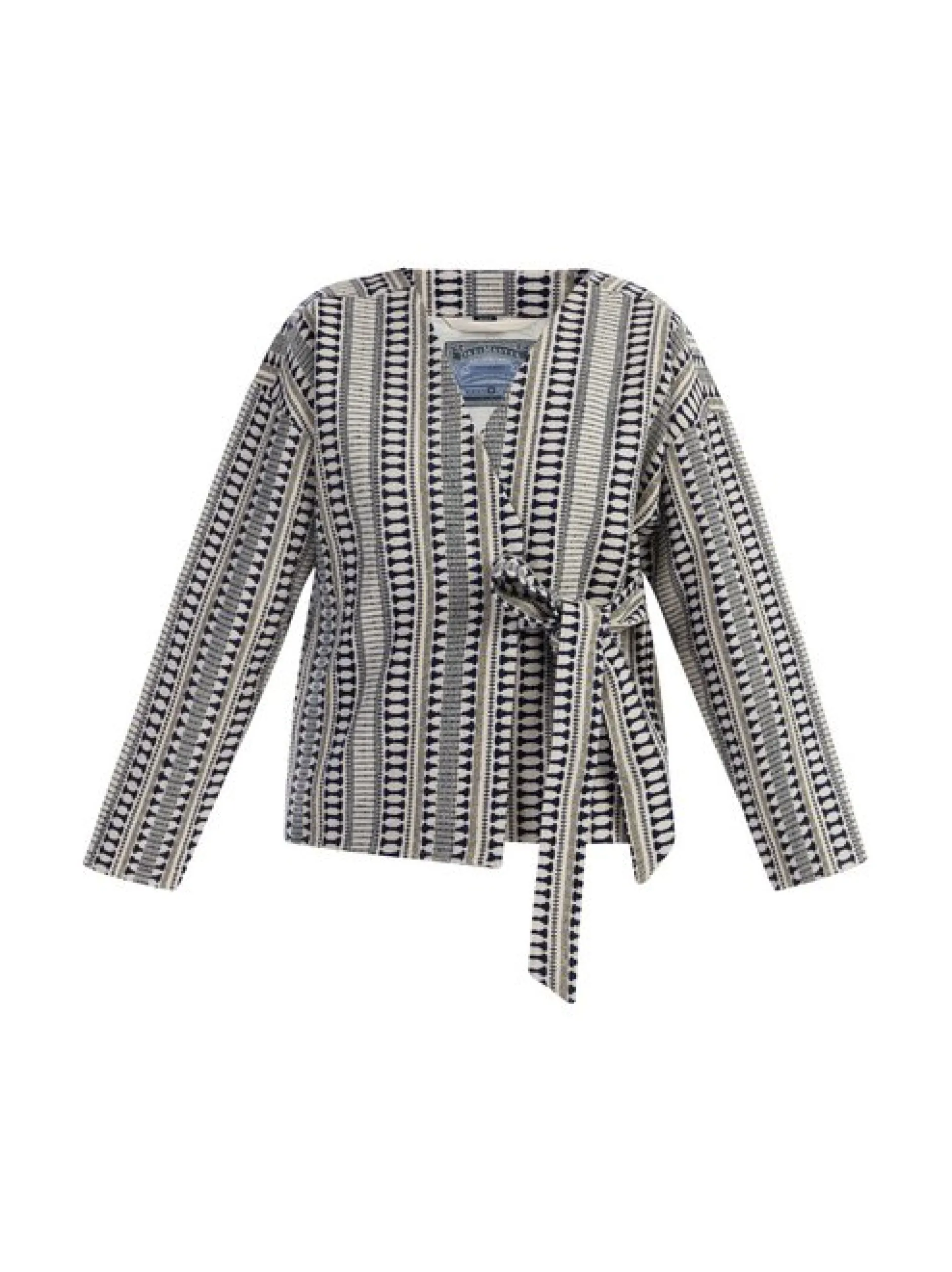 Dreimaster Damen Wickeljacke in marine