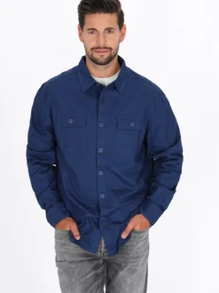 Dreimaster Herren Hemd in indigo