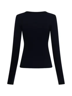 Drykorn Damen Langarmshirt - Nurit in marine