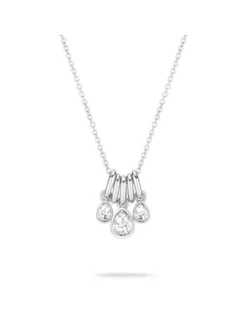 Echtzeit Damen Halskette - Like Diamonds in silber