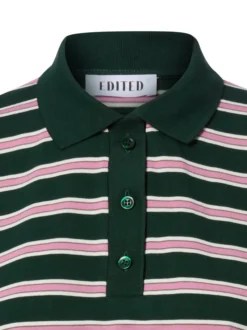EDITED Damen Polo-Langarmshirt in tanne altrosa